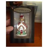 CHRISTOPHER RADKO XMAS ORNAMENT - CHURCH CHRISTOPHER RADKO XMAS ORNAMENT - CHURCH