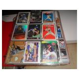 BINDER OF MIXED BASEBALL & FOOTBALL BINDER OF MIXED BASEBALL & FOOTBALL