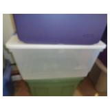 60QT TOTE W LID / CLEAR 60QT TOTE W LID / CLEAR