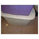18GAL TOTE W LID / GRAY 18GAL TOTE W LID / GRAY