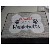 23X18 DOOR MAT - WIGGLEBUTTS 23X18 DOOR MAT - WIGGLEBUTTS