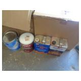 LOT OF PAINT & LINSEED OIL / W LOT OF PAINT & LINSEED OIL / W