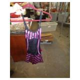 BLACK / PURPLE - SHORT DRESS BLACK / PURPLE - SHORT DRESS