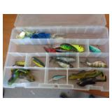 LOT OF FISHING LURES LOT OF FISHING LURES