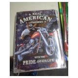 16X12 METAL SIGN - MOTORCYCLE 16X12 METAL SIGN - MOTORCYCLE