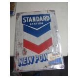 16X12 METAL SIGN - STANDARD STATION 16X12 METAL SIGN - STANDARD STATION