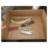 LOT OF KNIVES & MISC LOT OF KNIVES & MISC
