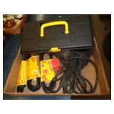 LOT OF REPLACEMENT CORDS & TOOLBOX LOT OF REPLACEMENT CORDS & TOOLBOX