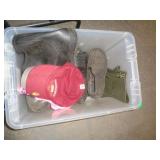 TOTE OF GALOSHES & MISC TOTE OF GALOSHES & MISC