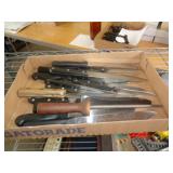 LOT OF KITCHEN KNIVES LOT OF KITCHEN KNIVES