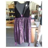 PURPLE SEQUINED DRESS SZ 12 1/2 PURPLE SEQUINED DRESS SZ 12 1/2