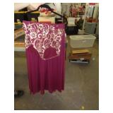 BURGUNDY SEQUINED ADULT DRESS BURGUNDY SEQUINED ADULT DRESS