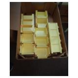LOT OF SMALL STACKABLE BINS LOT OF SMALL STACKABLE BINS