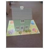 WOOD DOLL HOUSE & FURNITURE 29'TX21'WX12'D / FRT WOOD DOLL HOUSE & FURNITURE 29'TX21'WX12'D / FRT