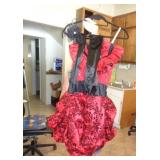 SMALL RED & BLACK DRESS SMALL RED & BLACK DRESS