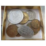 MIXED LOT OF FOREIGN COINS / TOKENS / ETC MIXED LOT OF FOREIGN COINS / TOKENS / ETC