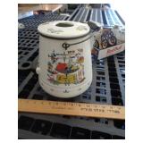 ENAMELED POT ENAMELED POT
