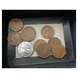 LOT OF CANADIAN PENNIES LOT OF CANADIAN PENNIES