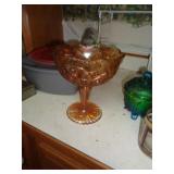 INDIANA GLASS COMPOTE INDIANA GLASS COMPOTE