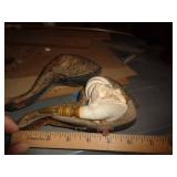MEERSCHAUM PIPE TURKISH HEAD MEERSCHAUM PIPE TURKISH HEAD