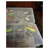 SOFT TACKLE BOX W A LOT OF CRANK BAIT LURES SOFT TACKLE BOX W A LOT OF CRANK BAIT LURES