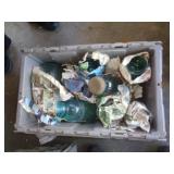 TOTE OF BLUE MASON JARS TOTE OF BLUE MASON JARS