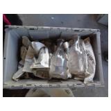 TOTE OF MILK BOTTLES TOTE OF MILK BOTTLES