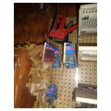 ALL HANGING ITEMS ON WALL AROUND SHELF ALL HANGING ITEMS ON WALL AROUND SHELF