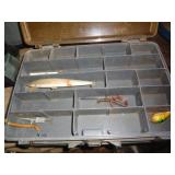 TACKLE BOX W SOME TACKLE TACKLE BOX W SOME TACKLE