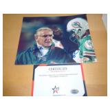 8X10 PIC W CERT - SHULA & MARINO 8X10 PIC W CERT - SHULA & MARINO