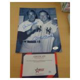 8X10 PIC W CERT - DIMAGGIO & MANTLE 8X10 PIC W CERT - DIMAGGIO & MANTLE