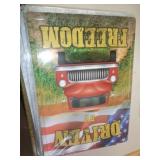 17X12 METAL SIGN - RED TRUCK 17X12 METAL SIGN - RED TRUCK