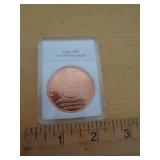 1 OZ COPPER ROUND - FUGIO CENT 1 OZ COPPER ROUND - FUGIO CENT