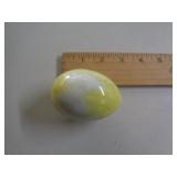 ALABASTER EGG - YELLOW ALABASTER EGG - YELLOW