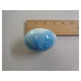 ALABASTER EGG - SKY BLUE ALABASTER EGG - SKY BLUE