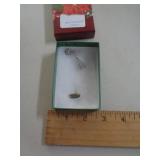 10KT GOLD TIE PIN & STERLING PIECE 10KT GOLD TIE PIN & STERLING PIECE