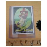 SPORTS CARD - JIMMY BROWN - SEE DESCR. SPORTS CARD - JIMMY BROWN - SEE DESCR.