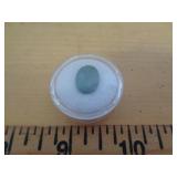 OVAL CUT & FACETED BRAZILLIAN EMERALD 6.65 OVAL CUT & FACETED BRAZILLIAN EMERALD 6.65