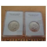 1972P & 1972D BU KENNEDY HALVES ( 2 COINS ) 1972P & 1972D BU KENNEDY HALVES ( 2 COINS )