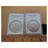 1974D & 1974P BU IKE DOLLARS (2 COINS) 1974D & 1974P BU IKE DOLLARS (2 COINS)