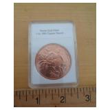1 OZ COPPER ROUND - NORSE GOD ODEN 1 OZ COPPER ROUND - NORSE GOD ODEN