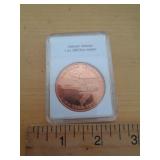 1 OZ COPPER ROUND - VIETNAM VET 1 OZ COPPER ROUND - VIETNAM VET