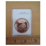 1 OZ COPPER ROUND - TRADE DOLLAR FACE 1 OZ COPPER ROUND - TRADE DOLLAR FACE