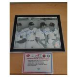 8X10 W CERT DIMAGGIO,FORD,MARTIN & MANTLE 8X10 W CERT DIMAGGIO,FORD,MARTIN & MANTLE