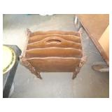 WOOD MAGAZINE RACK / UT WOOD MAGAZINE RACK / UT