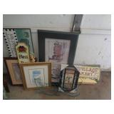 LOT OF WALL DECOR / W LOT OF WALL DECOR / W