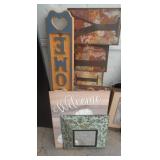 WELCOME SIGN & DECOR LOT WELCOME SIGN & DECOR LOT