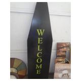 WELCOME SIGN ON IRONING BOARD / W WELCOME SIGN ON IRONING BOARD / W