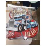 19X19 METAL SIGN TRUCK STOP 19X19 METAL SIGN TRUCK STOP