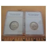 1979D & 1980P BU WASHINGTON QUARTERS ( 2 COINS ) 1979D & 1980P BU WASHINGTON QUARTERS ( 2 COINS )